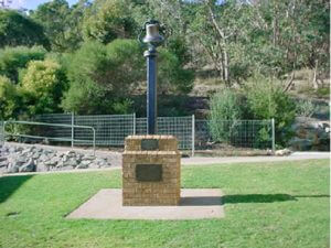 The bell is about 35 centimetres high and wide.