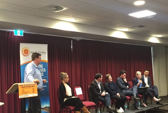 The Australian solar council held a forum between candidates about solar power in Mandurah on the weekend.
