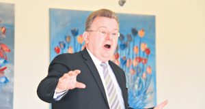 Federal Small Business Minister Bruce Billson at a Business Armadale breakfast on Thursday. Photograph - Robyn Molloy.