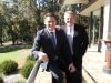 Canning candidate Andrew Hastie and Small Business Minister Bruce Billson. Photograph — Robyn Molloy.