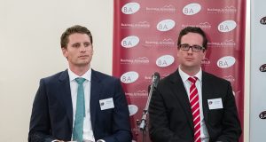 By-election candidates Andrew Hastie and Matt Keogh. Photograph - Matt Devlin.