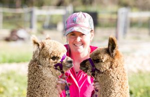 Banksia park alpaca stud manager Sophie Jackson has been raising alpacas with her family since she was two years old. Photograph — Matt Devlin.