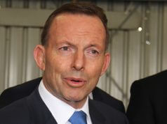 Prime Minister Tony Abbott in Kelmscott on Saturday. Photograph - Robyn Molloy.
