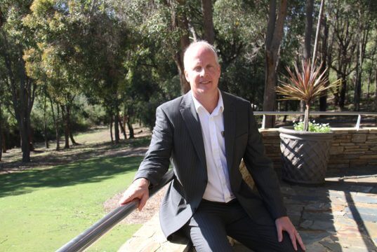 Business Armadale president Paul Harrison. Photograph - Robyn Molloy.