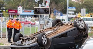 Crashes on Denny Avenue are common. Photograph - Matt Devlin.