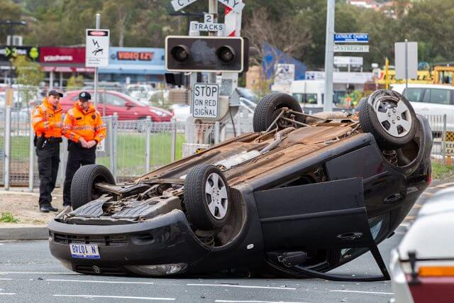 Crashes on Denny Avenue are common. Photograph - Matt Devlin.