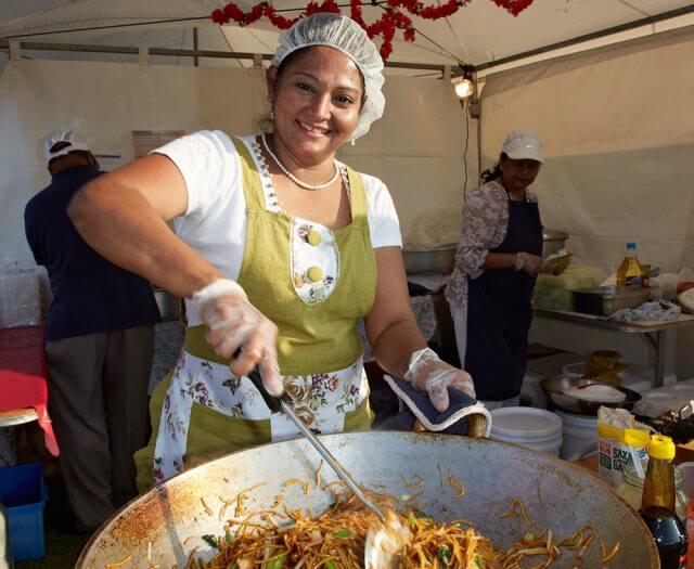 Chandra Suppiah represented the Shivabala – Shivarudrabalayogi Mission Australia at a previous multicultural fair in the City of Gosnells.