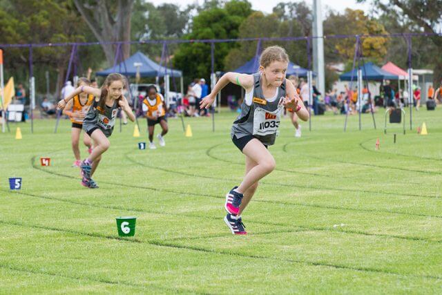 Zaali Elliott and Anthea Evans competed with the Byford Little Athletics at the weekend. Photograph – Matt Devlin.