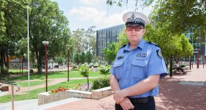 Armadale senior sergeant Mark Tobiassen said operation boniform would help reduce crime and improve public perceptions of the Armadale CBD. Photograph — Matt Devlin.