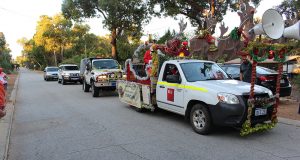 The Armadale Kelmscott Lions club santa sleigh run in Roleystone last year.