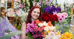 Willetton floral designer Christine Blackshaw won third place in the annual Tesselaar top gun competition last month for her design inspired by succulents. Photograph — Matt Devlin.