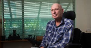 Armadale resident Grant was forced to make the dangerous move to leave his respite care early after he came up dry in a search for financial assistance. Photograph — Matt Devlin.