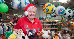 Santa’s workshop volunteer and Parkwood resident Delys Barry is no elf but she does help bring happiness to the lives of children during Christmas. Photograph — Matt Devlin.