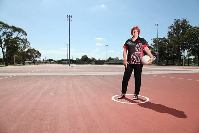 Parkwood resident Mary Cash has been volunteering for the southern district netball association for more than 50 years. Photograph — Matt Devlin.