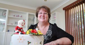 The cake decorators association of WA Darling Range branch president Vanessa Dos Santos has been decorating cakes for about eight years. Photograph — Matt Devlin.