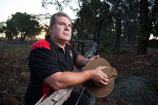 Somalia and Iraq veteran and Piara Waters resident Warren Campbell says leaving a young family behind was one of the hardest parts of his service. Photograph — Matt Devlin.