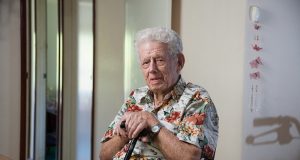 Camillo resident Robert Halls, 98, was a Rat of Tobruk, a name Australian soldiers wore proudly after the Tobruk siege 75 years ago. Photograph — Matt Devlin.