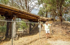 Byford resident Peter Godden is disappointed the Millbrace Bridge will be demolished. Photograph — Kelly Pilgrim-Byrne.