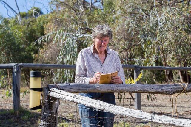 Jan Starr will monitor known roost sites to help track the number of black cockatoos on Sunday. Photograph — Matt Devlin.