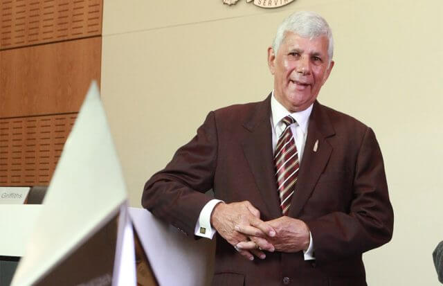 robert-isaacs copy Aboriginal elder and 2015 West Australian of the Year and Robert Isaacs has called for Tangney MP Dennis Jensen to be unendorsed before the federal election later in the year for his comments about remote Aboriginal communities. Photograph – Matt Devlin.