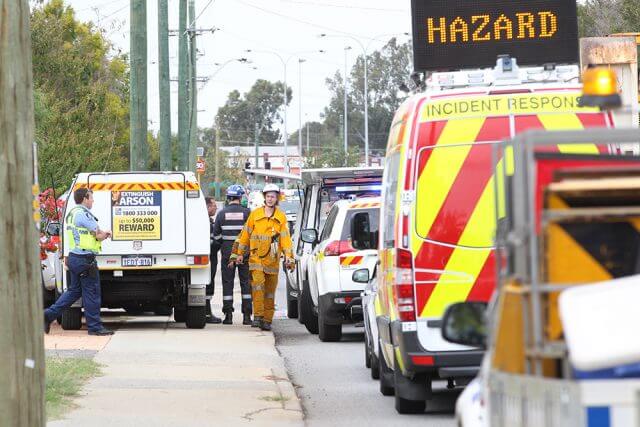 A man feared dead in the fire that destroyed a Byford home has made contact with family. Photograph - Matt Devlin.