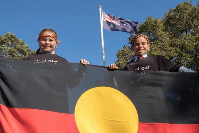 ARM Aboriginal flag 2