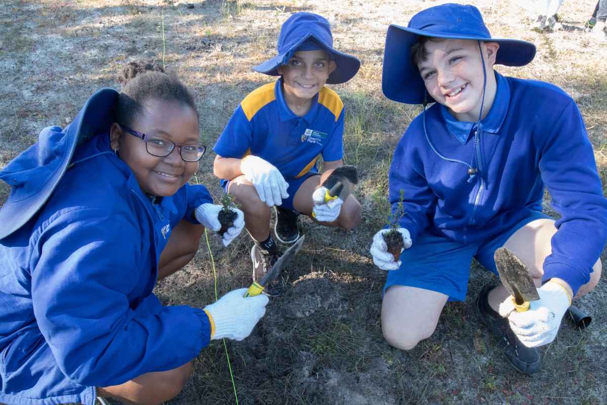 Students connect to the land with trees - Your Local Examiner