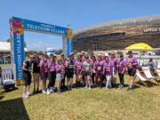 Staff run for the kids