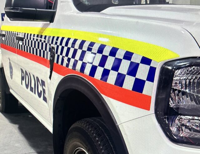 CRIME Police car tyres punctured