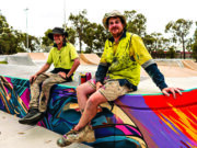 Artists colour our park