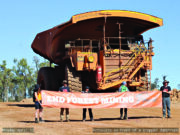 Activists halt mine work