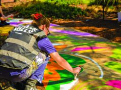 Byford Library gets a splash of colour thanks to art students